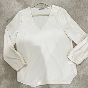 Tart cream long sleeved blouse, size L